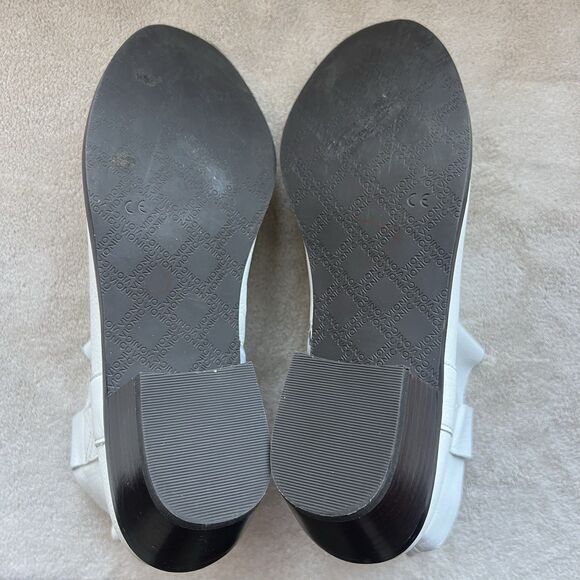 Vionic Roselyn White Leather Ankle Boot Bootie Women 8.5 Chic Minimalist Classic - Picture 13 of 14